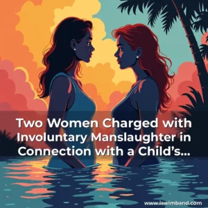 Artistic representation for Two Women Charged with Involuntary Manslaughter in Connection with a Child’s Drowning in Great Barrington