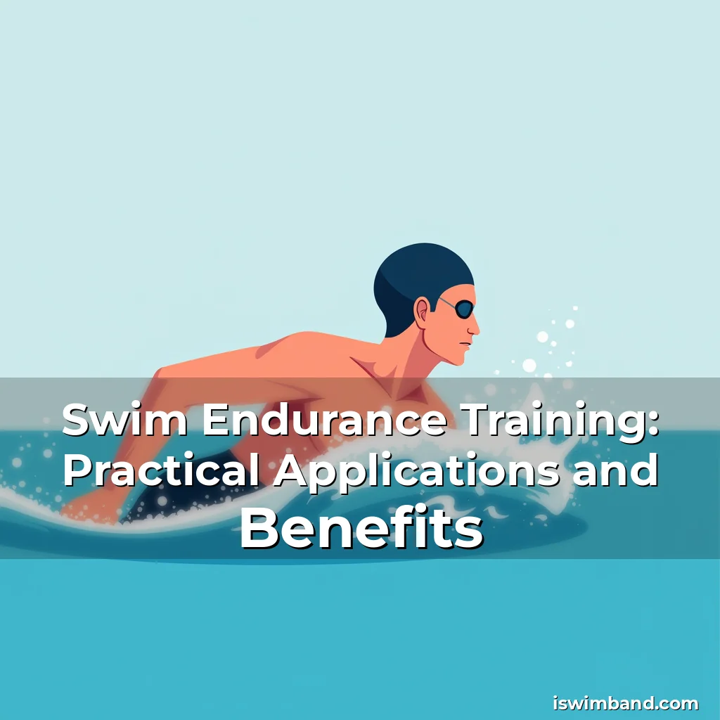 Artistic representation for Swim Endurance Training: Practical Applications and Benefits